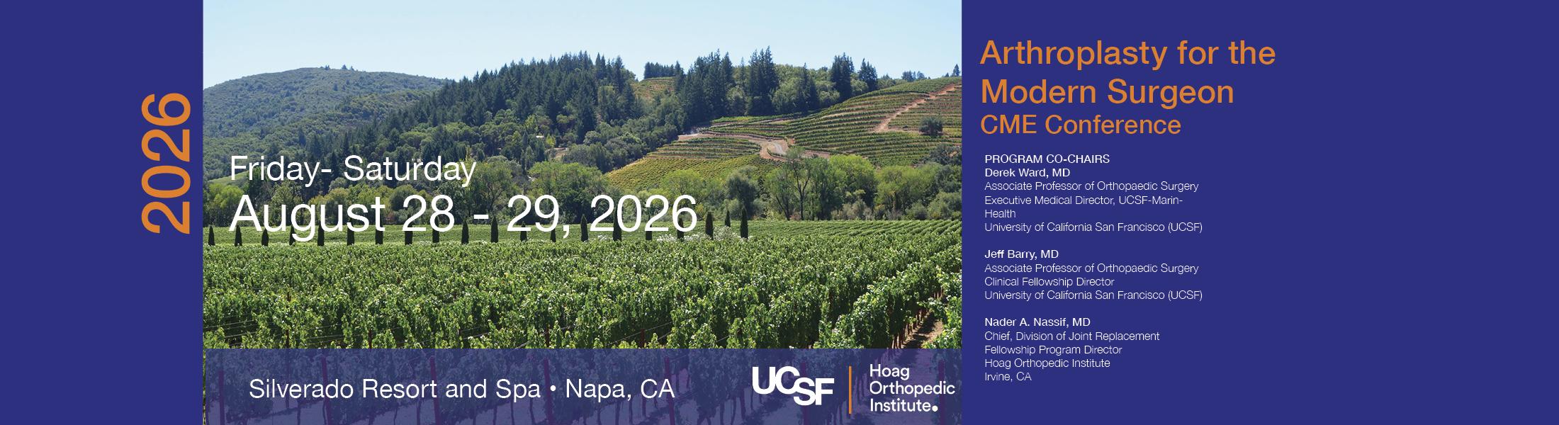 Napa save the date banner