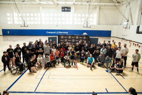 Group attendee photo Orthotics and Prosthetics: Adaptive Community Training Basketball Clinic