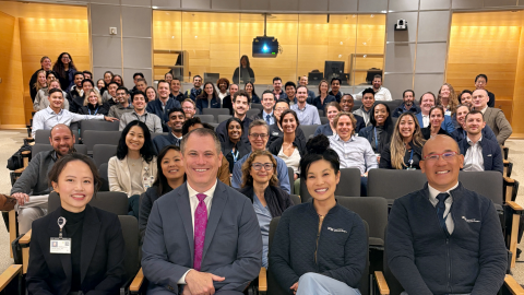 Group photo with grand rounds speaker kennedy