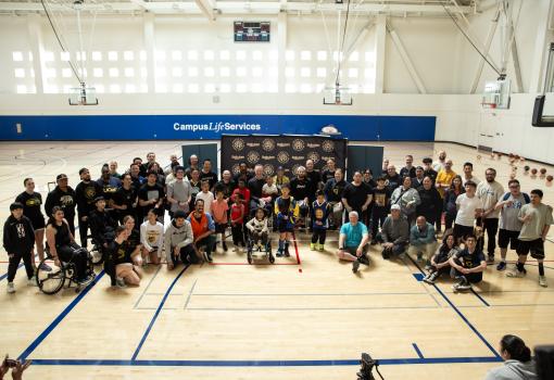 Grroup event photo: Orthotics and Prosthetics: Adaptive Community Training Basketball Clinic